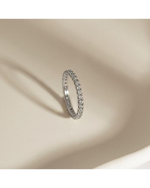 Diamonbliss Metallic Marilyn Monroe Thin Eternity Band