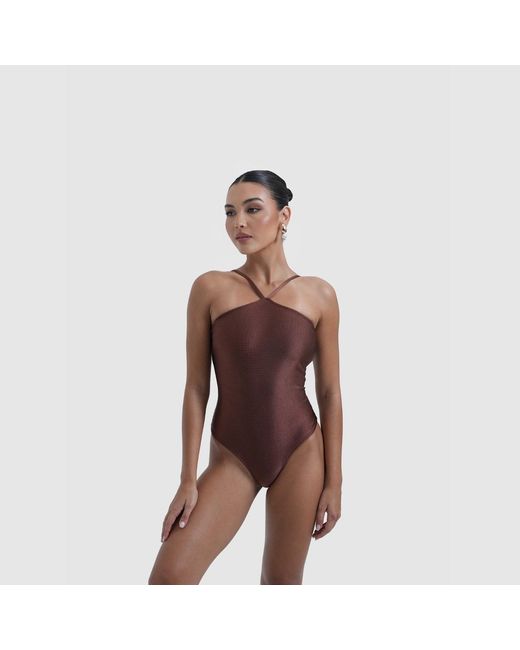 Thaynne Swimwear Llc Brown Ío One Piece