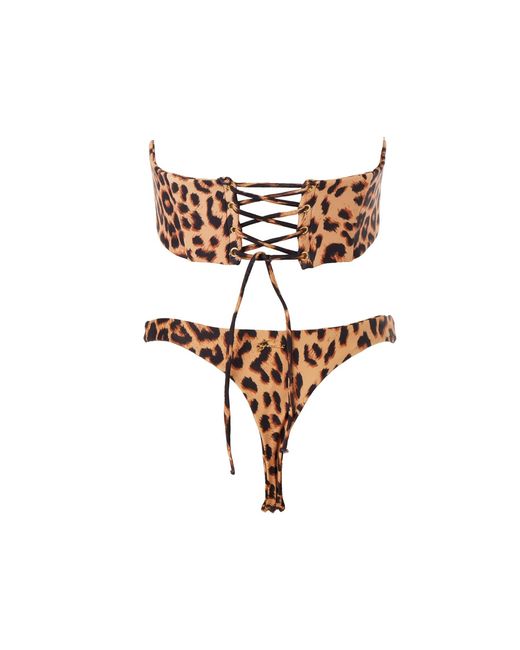 Siren Swimwear Brown Neutrals Siren Taylor Thong Bottoms