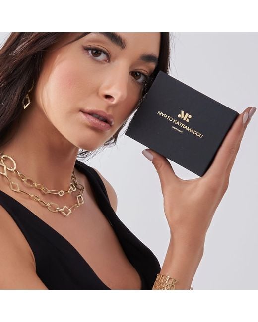 Myrto Katramadou Jewellery Metallic Harmony Matte Earrings