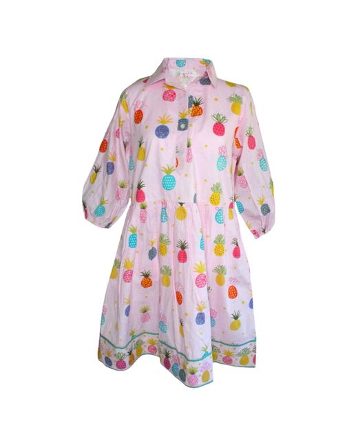 Mary Marshmallow Multicolor Frannie Dress Short