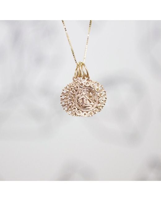 Maya Brenner Metallic Zodiac Pendant