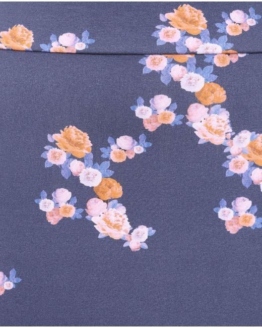 Sophie Cameron Davies Blue Floral Crop Top