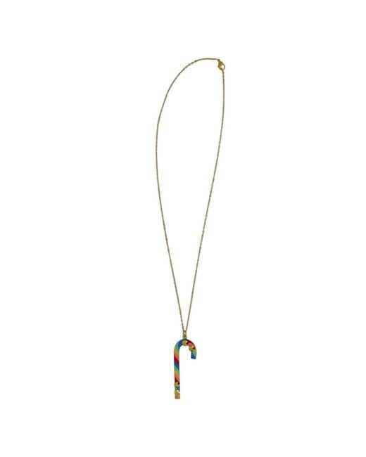 Vicki Sarge Metallic Tutti Frutti Candy Cane Necklace