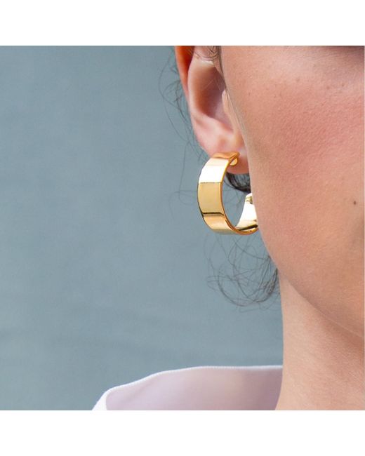 Biko Jewellery Metallic Liberty Hoops Small