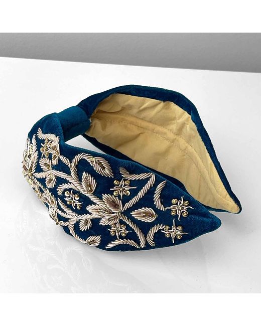 VETKA Blue Velvet Headband