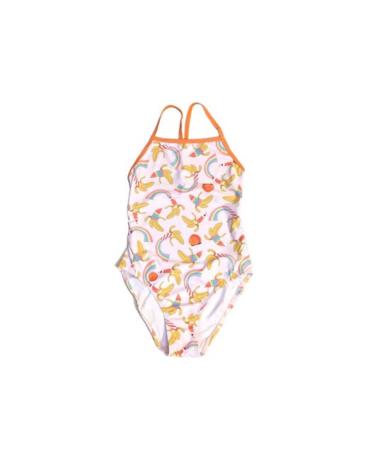 Julia Clancey Metallic Feeling Peachy Peach Swim Suit