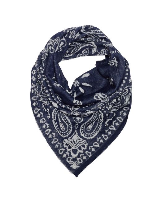 Mohair&Angora Blue Mohair Pera Foulard