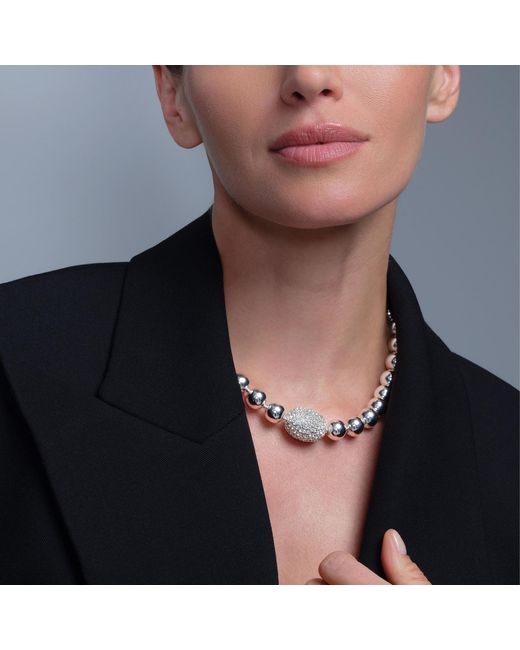 Saule Label Metallic Cassia Necklace