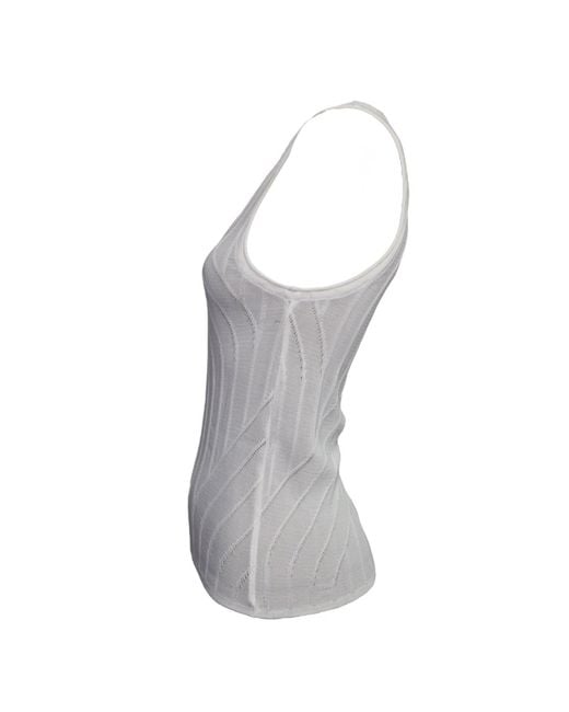 Maria Aristidou Gray Bold Tank Top