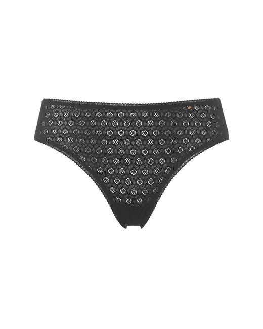 Nudea Gray Honeycomb High Leg Brief