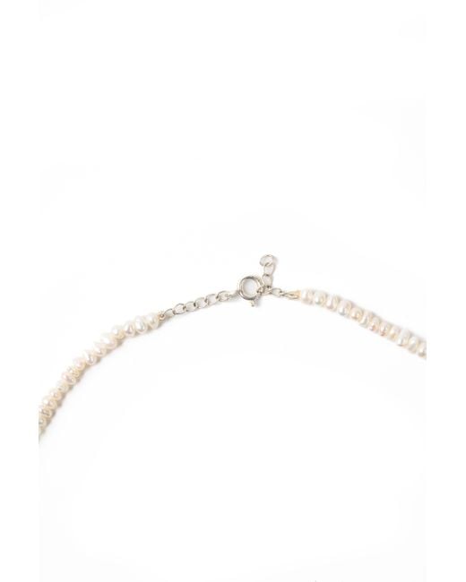 The Link Between Metallic Regal Baroque Pearl With Pearl Drop Necklace
