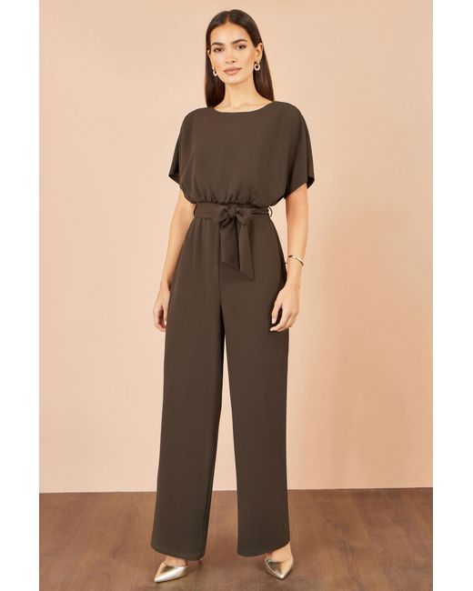Yumi' Green Batwing Stretch Jumpsuit