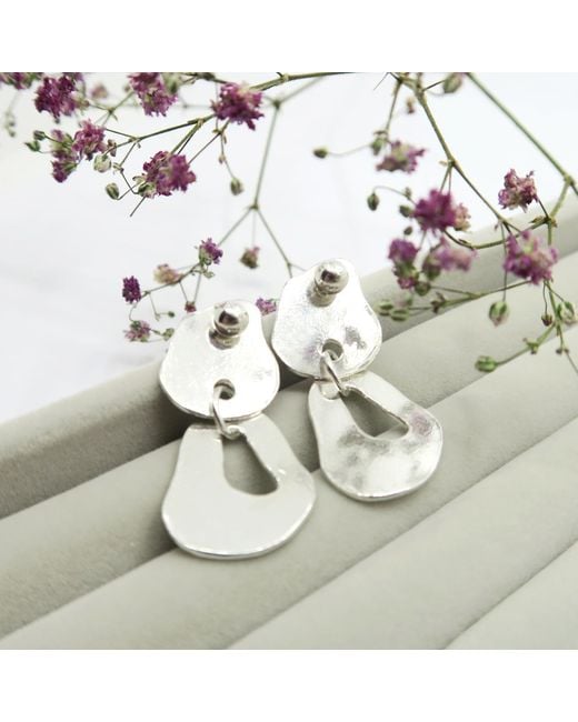 Bio-Trimmings Metallic Tesla Multi-Wear Earrings