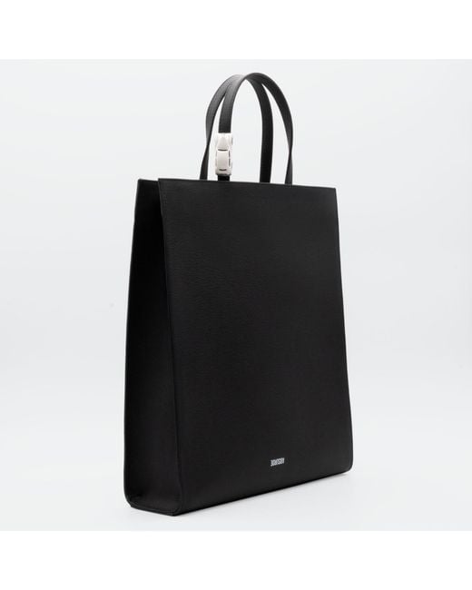 Absurde Black Big Stop Tote Bag for men