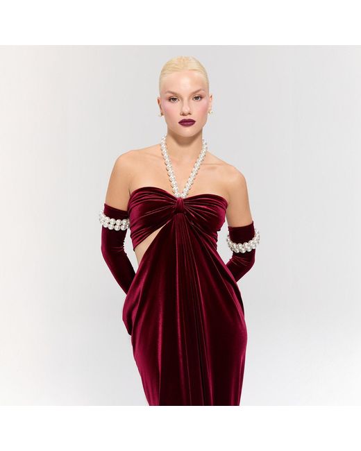 Nur Karaata Red Royal Ancestry Dress