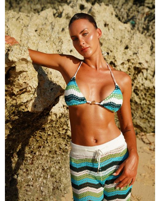 Shooni Green Suki Bikini Top