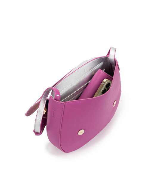 CAMPO MARZIO Roma 1933 Purple Kym Saddle Bag