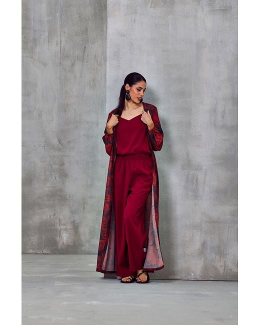 Ashita Fernandes Red Neutrals Sehr Top