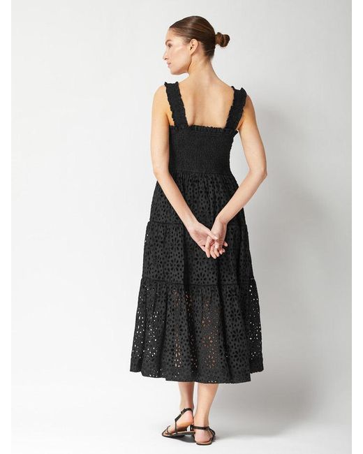 Change of Scenery Blue Neutrals Kristen Cotton Lace Maxi Dress