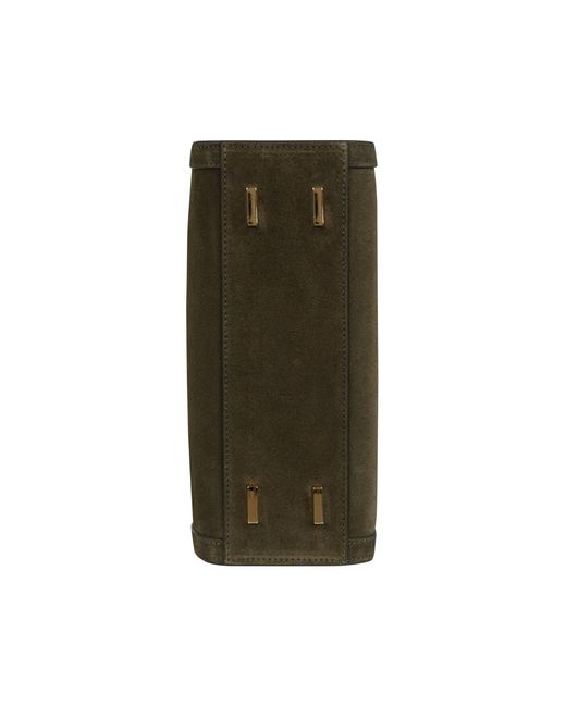 Saonara Brand Green Mini Shopping Suede