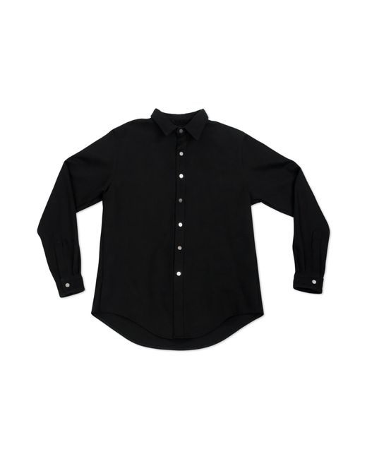 Bradford Row Black Oxylus Button Up Shirt for men