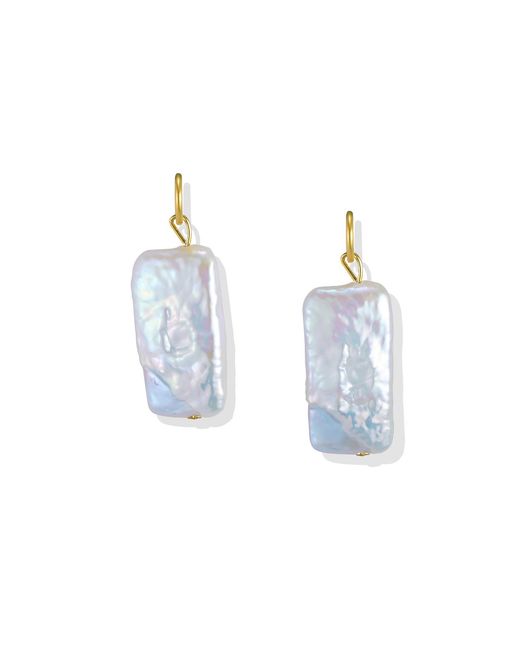 Lait & Lune Metallic Beliz Pearl Earrings
