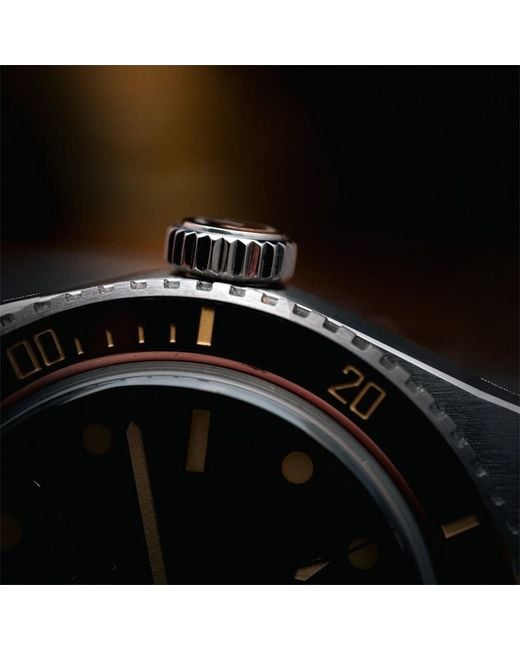Lonard Watches Metallic Sonar Stainless Steel Oyster Bracelet Diver Watch for men