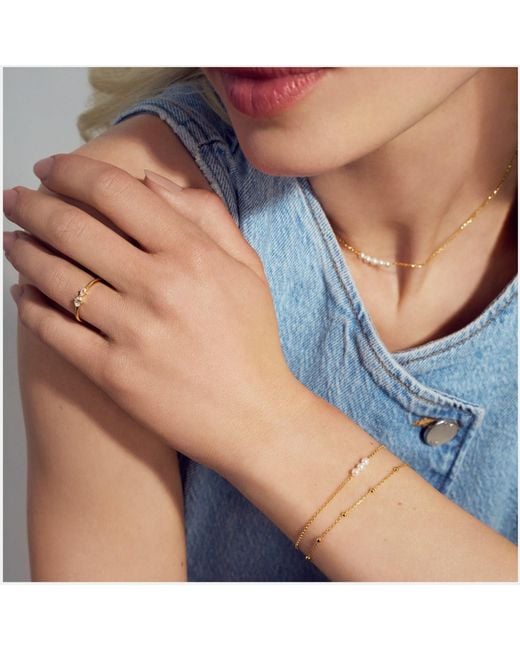 Sif Jakobs Jewellery Metallic Necklace Perla Cinque