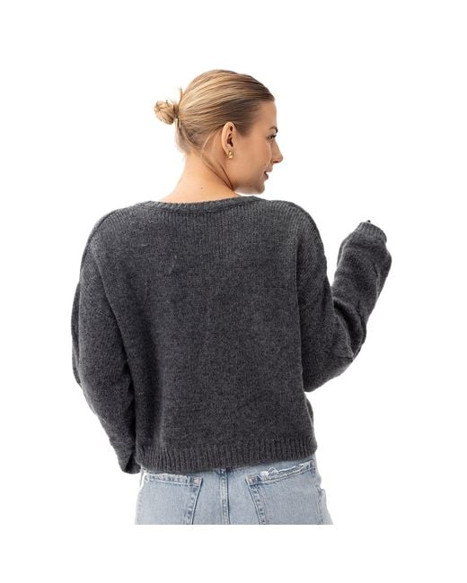 Mandragora Gray Wool And Baby Alpaca Sweater