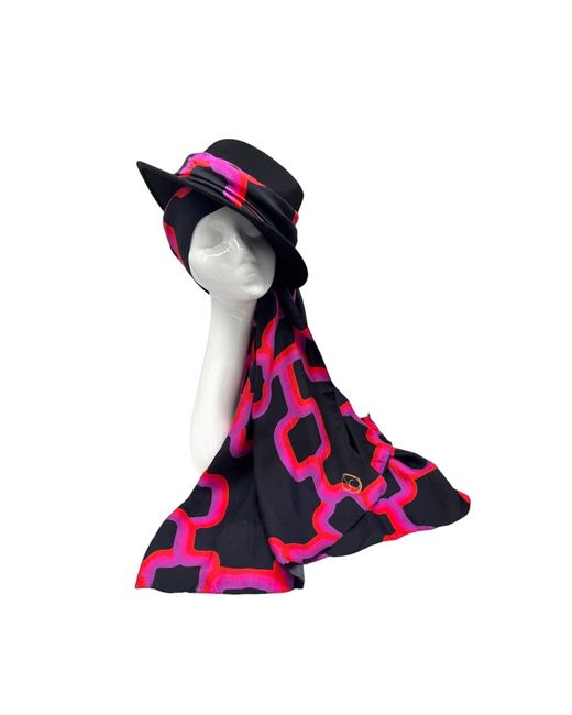 Julia Clancey Multicolor Jewel Fifi Scarf Fedora