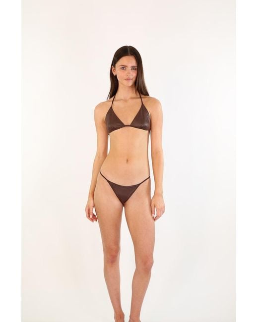 Belletage Swimwear Brown The Chella Dancing Queen Bikini Top