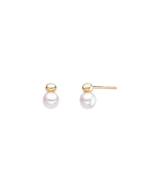Lisa&Co. Metallic Earrings Mini Pearl Drop
