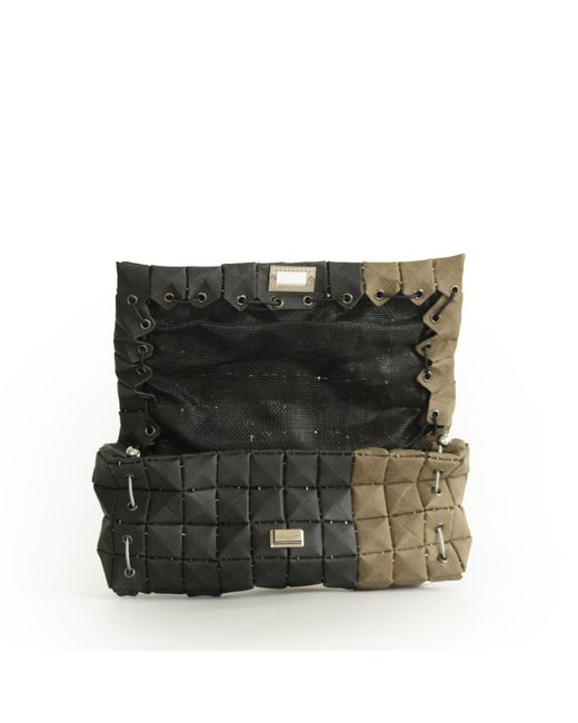 Monade Black Pouch Bag Duo & Taiga for men
