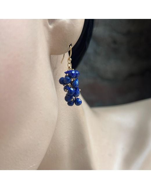 Lori Kaplan Design Blue Lapis Cascading Earings