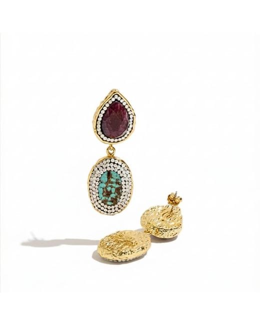 Ornare the Label Metallic Olivia Earrings – Ruby