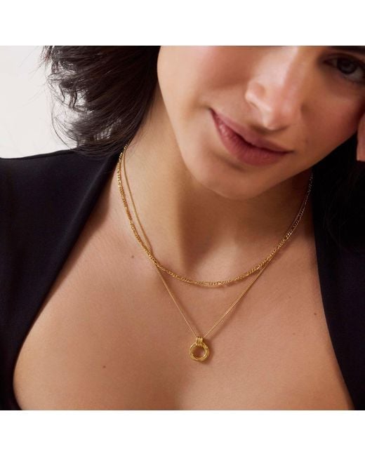Muru Metallic Mini Karma Necklace