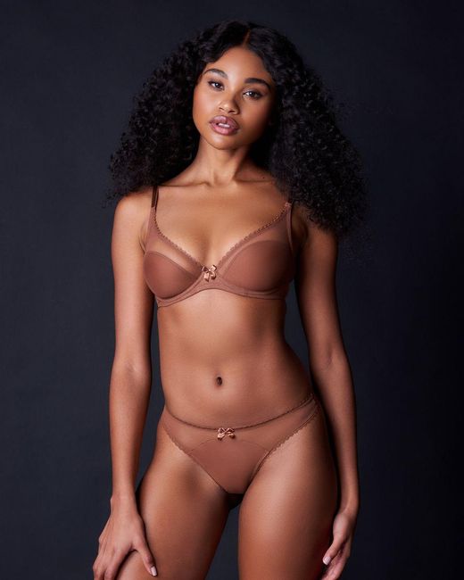 Journelle Brown Victoire Thong Cannelle