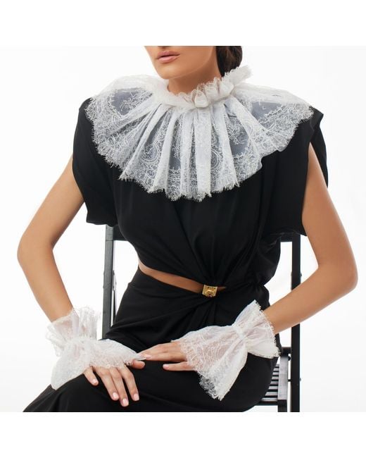 Azima Musayeva White Adeline Matching Set