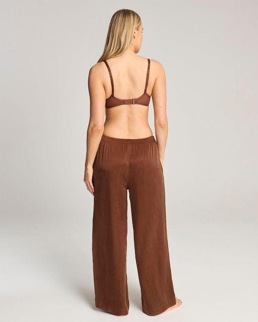 Nudea Brown Eco-Luxe Drawstring Trouser