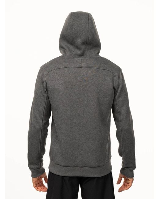Saved Lab Gray Zip Hoodie for men