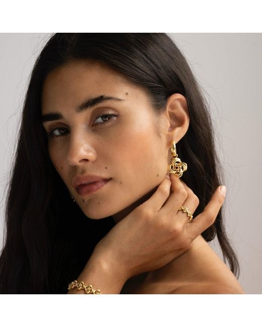SEREIA OFFICIAL Metallic Camilla Oversized Earrings