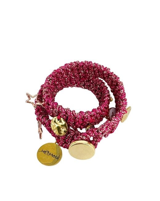 Hilo De Mar Red Double Bracelet