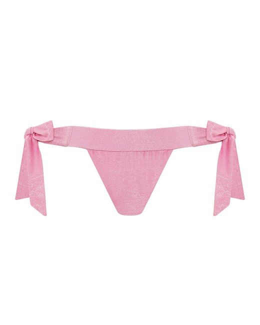 Leyla Maya Ltd Pink Natasha Thong Bikini Knickers