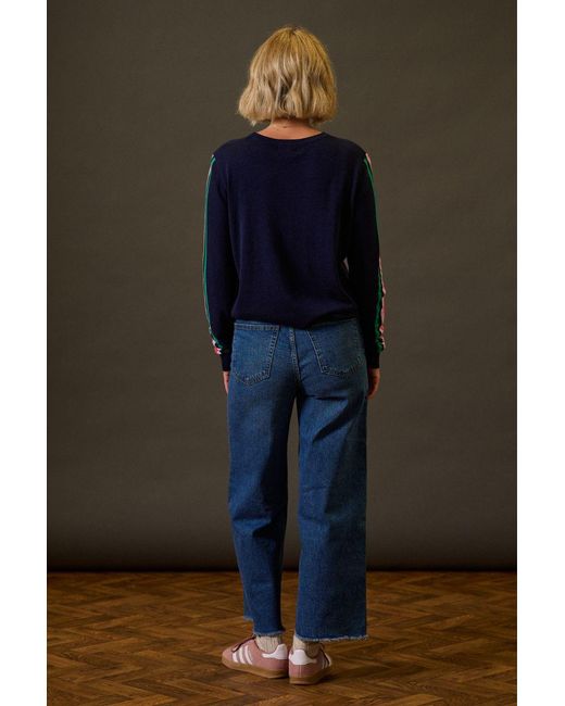 Sugarhill Blue Rita Sweater, Sports Stripe
