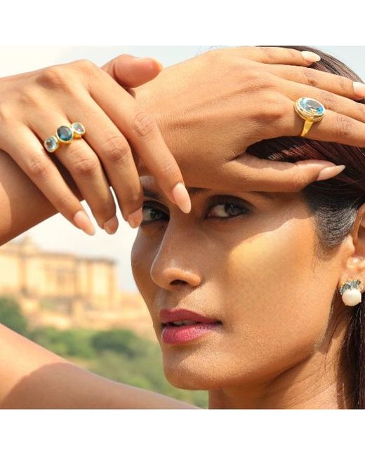 GEM BAZAAR Blue The London Ring