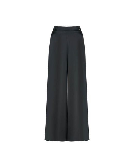 Vazaf Black Satin Pants