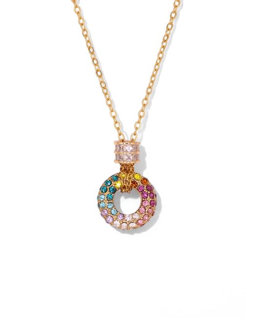 Vicky&Nico White Luxe Circle Necklace
