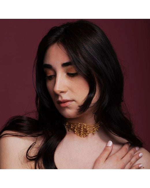 Meraki by Rashmi Bajaj Metallic Golden Gaze Plated Choker Necklace