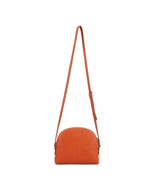 Paul Costelloe Orange Healy Crossbody Bag